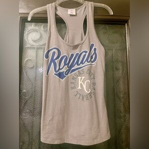 MLB Kansas City Royals KC 💙 Women's Racerback Tank Top Shirt S
